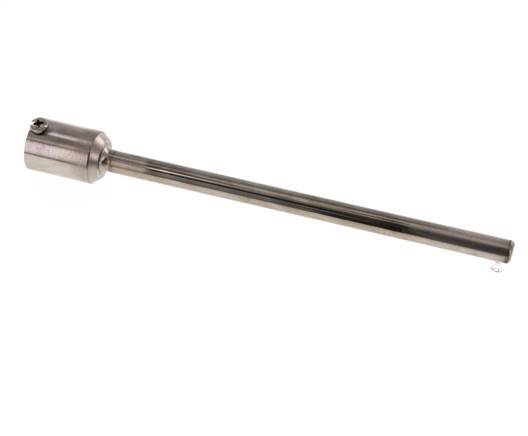 Termopozo de acero inoxidable de conexión soldada para vástago de 200 mm, máx. 600°C y 25 bares