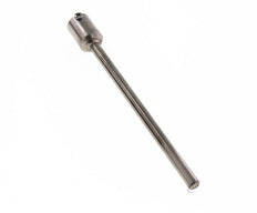 Termopozo de acero inoxidable de conexión soldada para vástago de 200 mm, máx. 600°C y 25 bares