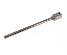 Termopozo de acero inoxidable de conexión soldada para vástago de 200 mm, máx. 600°C y 25 bares