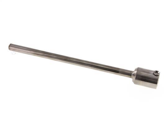 Termopozo de acero inoxidable de conexión soldada para vástago de 200 mm, máx. 600°C y 25 bares