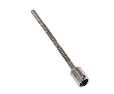 Termopozo de acero inoxidable de conexión soldada para vástago de 200 mm, máx. 600°C y 25 bares