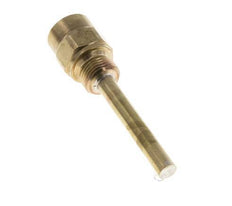 Termopozo de aleación de cobre G 1/2 pulgada para vástago de 100 mm máx. 160°C y 6 barras