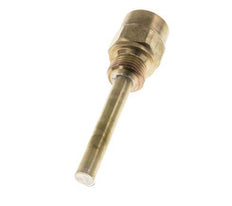 Termopozo de aleación de cobre G 1/2 pulgada para vástago de 100 mm máx. 160°C y 6 barras