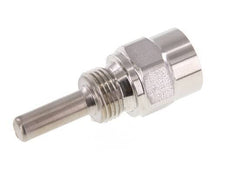 Termopozo de acero inoxidable G 1/2 pulgadas para vástago de 63 mm Máx. 600°C y 25 bares