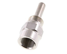 Termopozo de acero inoxidable G 1/2 pulgadas para vástago de 63 mm Máx. 600°C y 25 bares