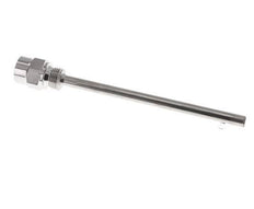 Termopozo de acero inoxidable G 1/2 pulgadas para vástago de 200 mm Máx. 600°C y 25 bares