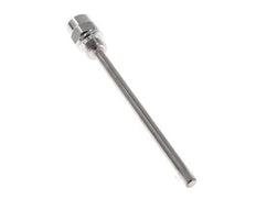 Termopozo de acero inoxidable G 1/2 pulgadas para vástago de 200 mm Máx. 600°C y 25 bares