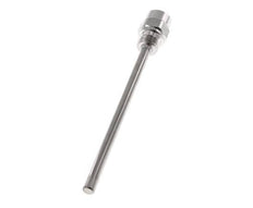 Termopozo de acero inoxidable G 1/2 pulgadas para vástago de 200 mm Máx. 600°C y 25 bares