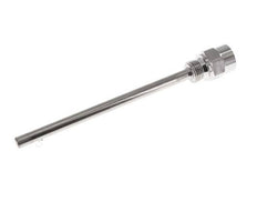 Termopozo de acero inoxidable G 1/2 pulgadas para vástago de 200 mm Máx. 600°C y 25 bares