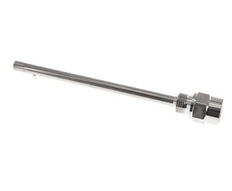 Termopozo de acero inoxidable G 1/2 pulgadas para vástago de 200 mm Máx. 600°C y 25 bares