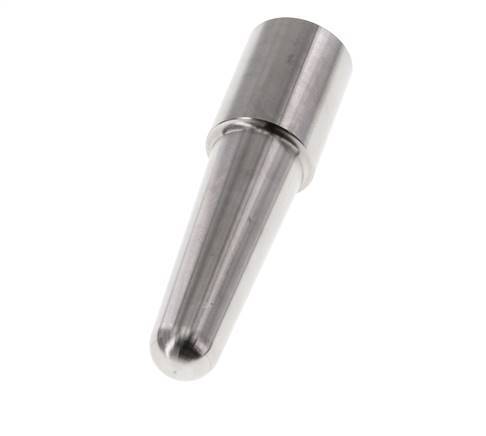 Termopozo de conexión soldable de acero inoxidable para vástago de 100 mm máx. 600°C y 25 bares