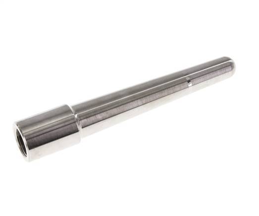 Termopozo de conexión soldable de acero inoxidable para vástago de 160 mm Máx. 600°C y 25 bares