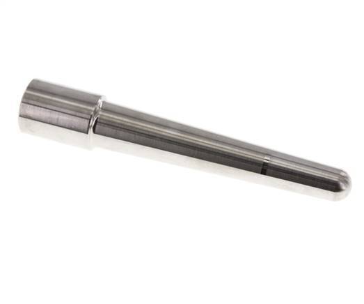 Termopozo de conexión soldable de acero inoxidable para vástago de 160 mm Máx. 600°C y 25 bares