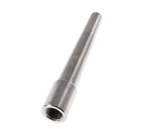 Termopozo de conexión soldable de acero inoxidable para vástago de 160 mm Máx. 600°C y 25 bares