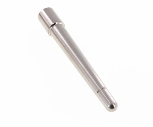Termopozo de conexión soldable de acero inoxidable para vástago de 200 mm máx. 600°C y 25 bares