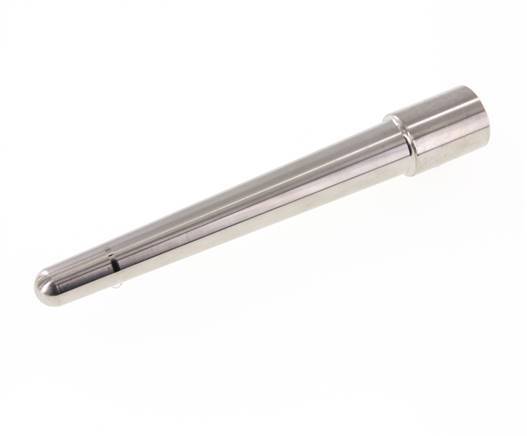 Termopozo de conexión soldable de acero inoxidable para vástago de 200 mm máx. 600°C y 25 bares