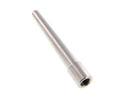 Termopozo de conexión soldable de acero inoxidable para vástago de 200 mm máx. 600°C y 25 bares