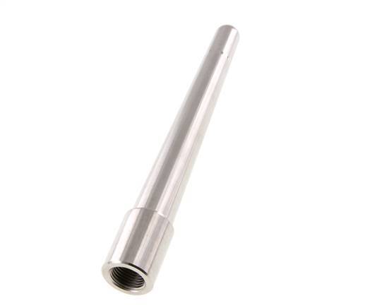 Termopozo de conexión soldable de acero inoxidable para vástago de 200 mm máx. 600°C y 25 bares