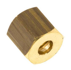 M10x1 x 5mm Brass Union nut for Compression fitting [10 Pieces]