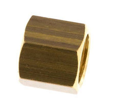 M10x1 x 5mm Brass Union nut for Compression fitting [10 Pieces]
