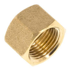 M18x1.5 x 12mm Brass Union nut for Compression fitting [2 Pieces]