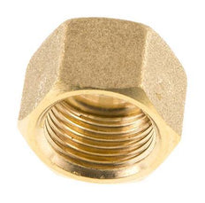M18x1.5 x 12mm Brass Union nut for Compression fitting [2 Pieces]