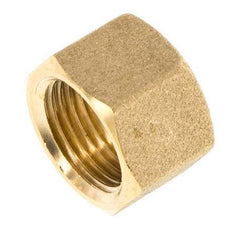 M18x1.5 x 12mm Brass Union nut for Compression fitting [2 Pieces]
