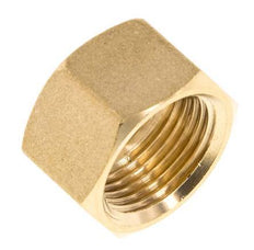 M20x1.5 x 14mm Brass Union nut for Compression fitting [2 Pieces]