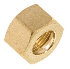 M20x1.5 x 14mm Brass Union nut for Compression fitting [2 Pieces]