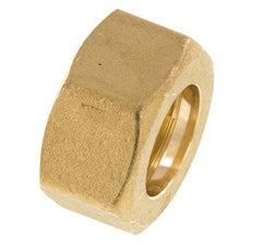 Tuerca de unión de latón M30x1,5 x 22 mm para racor de compresión
