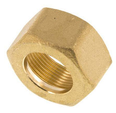 Tuerca de unión de latón M30x1,5 x 22 mm para racor de compresión