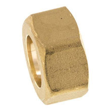 Tuerca de unión de latón M30x1,5 x 22 mm para racor de compresión