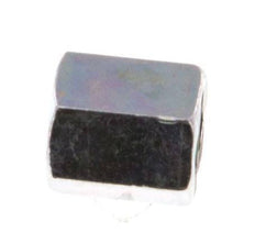 M8x1 x 4LL Zinc plated Steel Union nut for Cutting ring [20 Pieces]