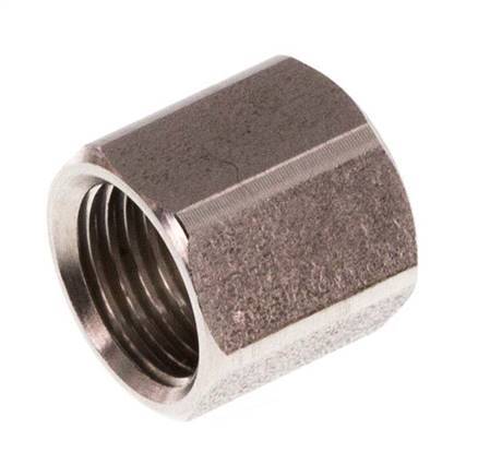 M10x1 x 6LL Tuerca de unión de acero inoxidable para anillo de corte