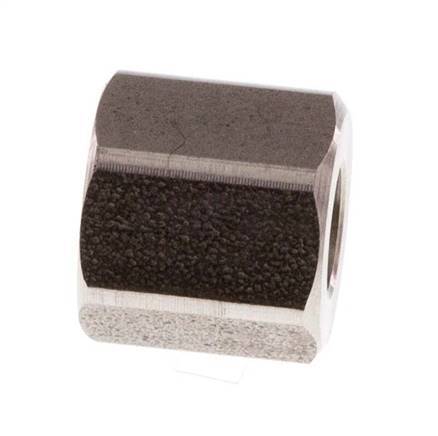 M10x1 x 6LL Tuerca de unión de acero inoxidable para anillo de corte