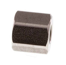 M10x1 x 6LL Tuerca de unión de acero inoxidable para anillo de corte