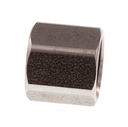 M10x1 x 6LL Tuerca de unión de acero inoxidable para anillo de corte