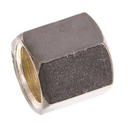 M14x1,5 x 6S Tuerca de unión de acero inoxidable para anillo de compresión