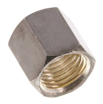 M14x1,5 x 6S Tuerca de unión de acero inoxidable para anillo de compresión