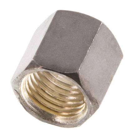 M14x1,5 x 6S Tuerca de unión de acero inoxidable para anillo de compresión