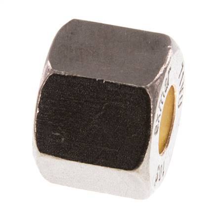 M18x1,5 x 10S Tuerca de unión de acero inoxidable para anillo de compresión