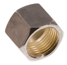 M18x1,5 x 10S Tuerca de unión de acero inoxidable para anillo de compresión