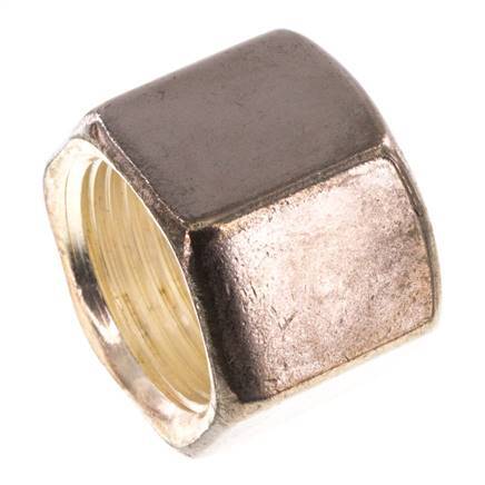 M22x1,5 x 14S Tuerca de unión de acero inoxidable para anillo de compresión