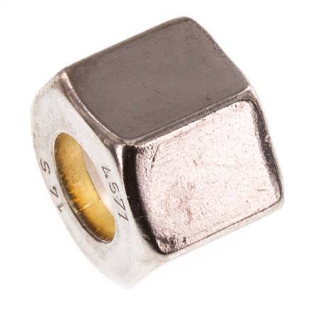 M22x1,5 x 14S Tuerca de unión de acero inoxidable para anillo de compresión