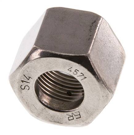 M22x1,5 x 14S Tuerca de unión de acero inoxidable para anillo de corte