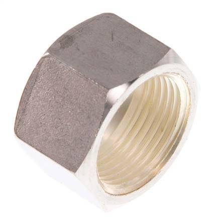 M22x1,5 x 15L Tuerca de unión de acero inoxidable para anillo de compresión