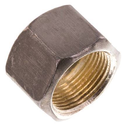 M24x1,5 x 16S Tuerca de unión de acero inoxidable para anillo de compresión