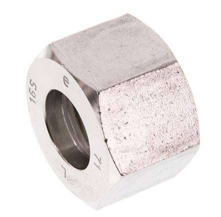 M24x1,5 x 16S Tuerca de unión de acero inoxidable para anillo de corte