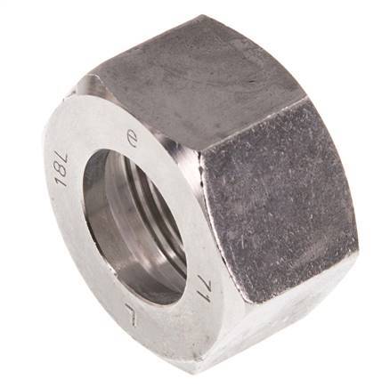 M26x1,5 x 18L Tuerca de unión de acero inoxidable para anillo de corte