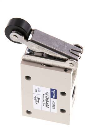 válvula de palanca de rodillo 3/2 G1/8'' 0-8bar/0-112psi YPC